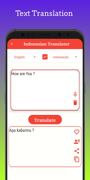 Indonesian Translator Screenshot 2