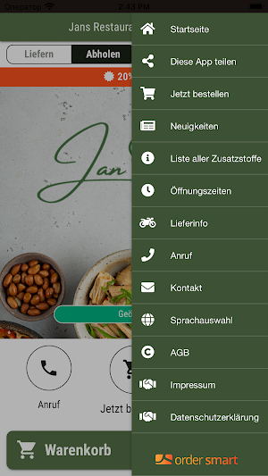 Jans Restaurant Halberstadt Screenshot 2
