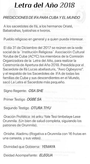 Letra del año Cuba 2018 Screenshot 0