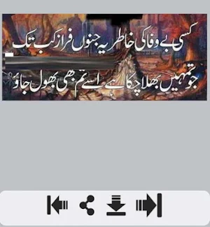 Bewafai Urdu Shayari بے وفائی اردو شاعری Screenshot 0