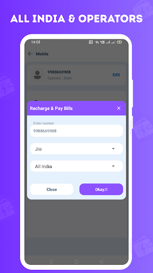 CommissionPay - Recharge App Screenshot 2