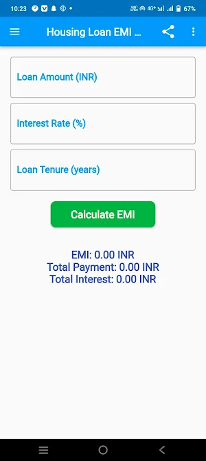 Housing Loan Emi Calculator Screenshot 1