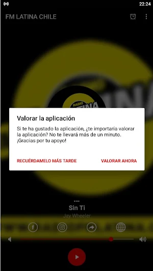 Radio FM Latina Chile Screenshot 1