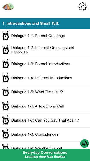 Everyday Conversations: Learning American English Screenshot 0