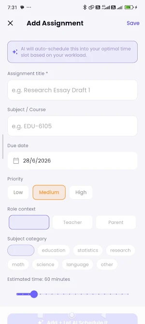 AssignMate AI Screenshot 1