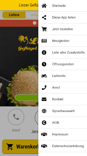 Linzer Geflügel & Fisch Imbiss Screenshot 2