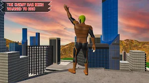 Flying Super Hero Rescue City Screenshot 2