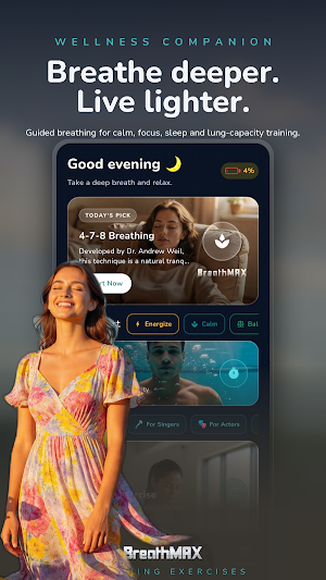 BreathMAX: Breathing Exercises Screenshot 0