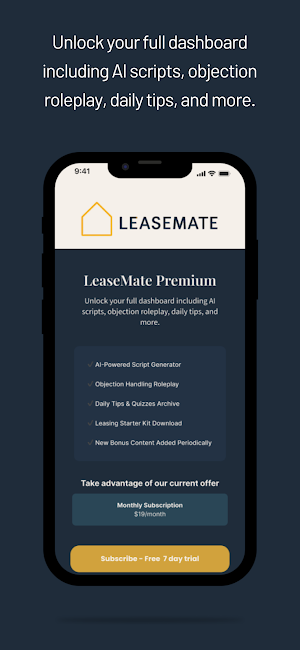 Lease Mate Screenshot 1