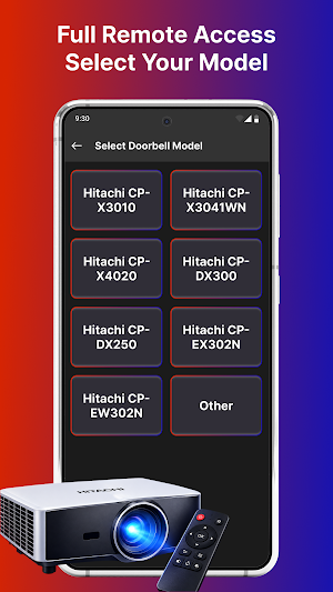 Hitachi Projector App Screenshot 1