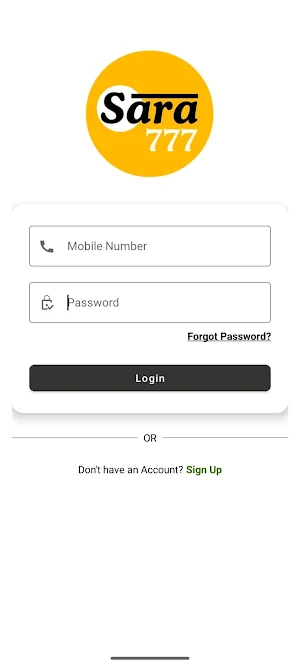 Sara 777 online result app Screenshot 2