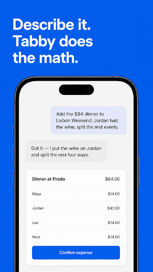Tabby: Split Bills & Expenses Screenshot 2