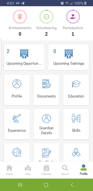 Volunteers.ae Screenshot 3