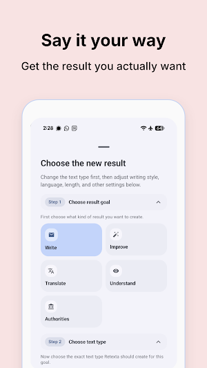 Retexta: Voice to Text AI Screenshot 1