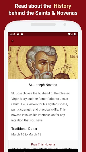 Pray Catholic Novena Prayers Screenshot 1