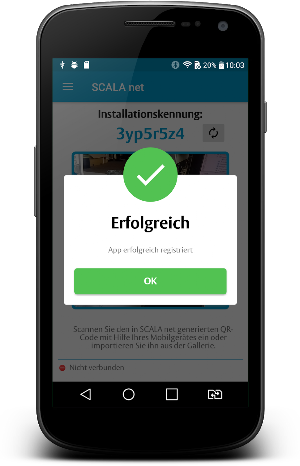 SCALA net App Access Screenshot 3