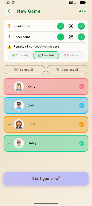 Mölkky Score Screenshot 1