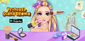 Diana Dress Up - Makeup Game Screenshot 1