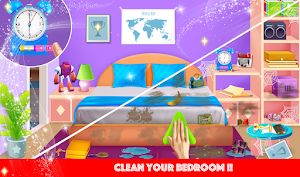 Dirty House Cleaning Girl Game Screenshot 2