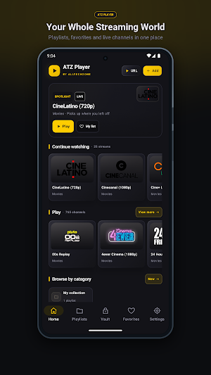 ATZ Player: IPTV Player Screenshot 1