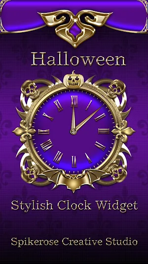 Halloween Clock Widget Screenshot 0