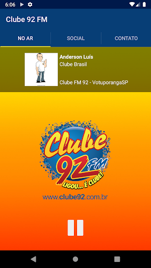 Clube 92 FM Votuporanga Screenshot 1