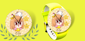 Cartoon kawaii watch face 2023 Screenshot 3
