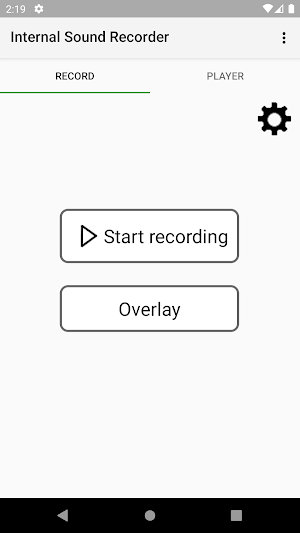 Internal Sound Recorder Screenshot 0