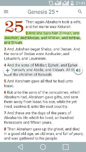 Darby Bible Screenshot 1