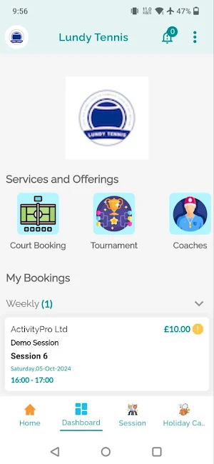 Lundy Tennis Screenshot 1