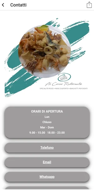 Al Corso Ristorante APP Screenshot 0