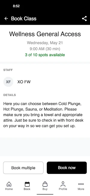 XO Fitness and Wellness Screenshot 2