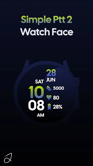 Simple Ptt 2 Watch Face Screenshot 0