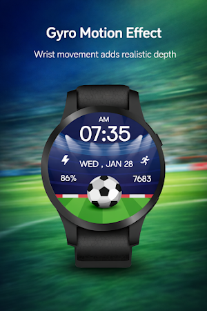 Soccer Energy Watch Face Screenshot 1