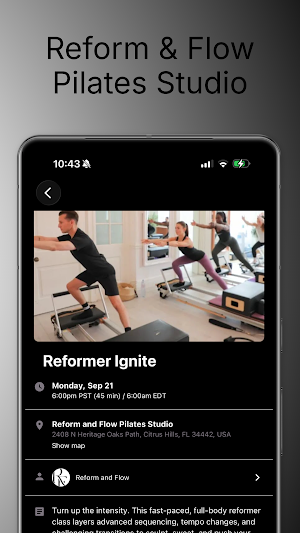 Reform & Flow Pilates Studio Screenshot 3
