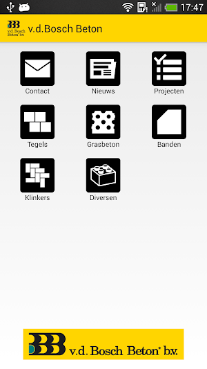 v.d. Bosch Beton Screenshot 0