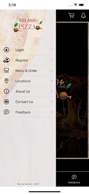 Milano Pizza Stanford Screenshot 1