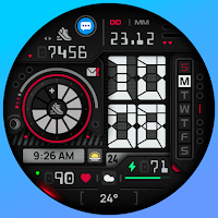 SH091 Watch Face, WearOS watch