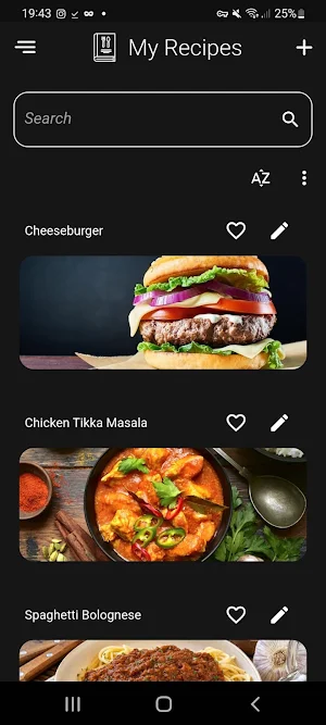 My Recipes Screenshot 0