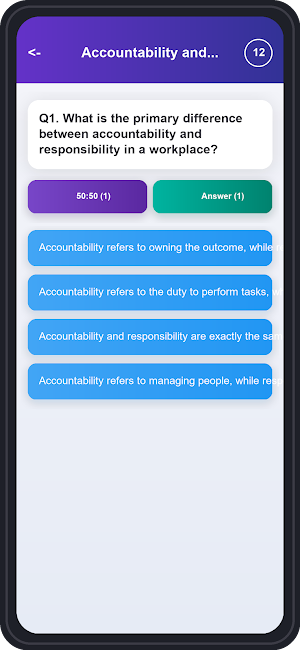 Workplace Ethics Trivia Quiz Screenshot 3