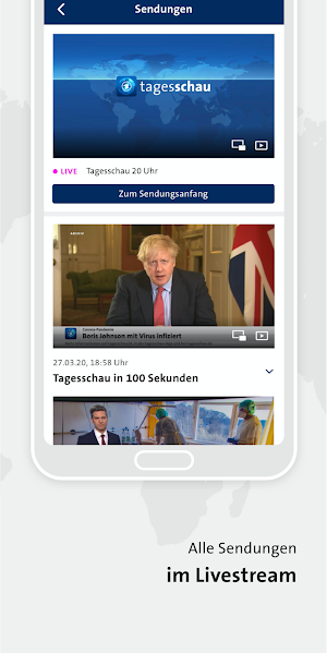 tagesschau - Aktuelle Nachrichten Screenshot 3