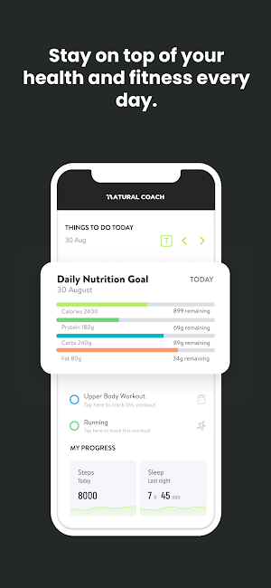 The Natural Coach App Screenshot 3