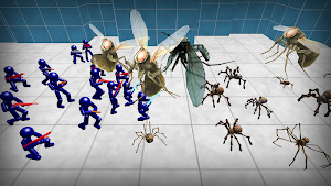 Stickman Spiders Battle Simulator Screenshot 2