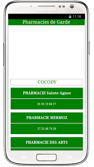 Pharmacies de garde et Prix Screenshot 2