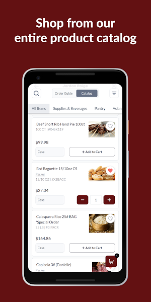 Jordan Paige Fine Foods Screenshot 2