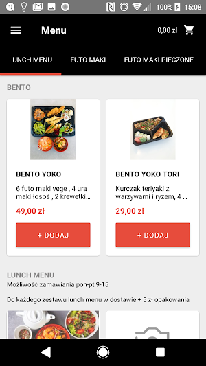 YOKO SUSHI Screenshot 1