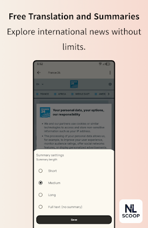 SCOOP: AI News Keyword Summary Screenshot 1