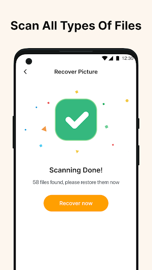 File recovery X Screenshot 1
