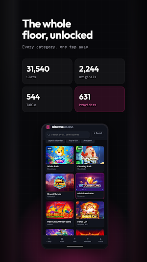 Bitwave Casino Games Screenshot 3