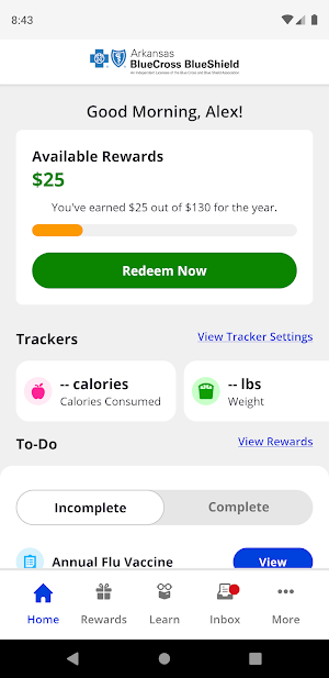 Blue Wellness Rewards Screenshot 0